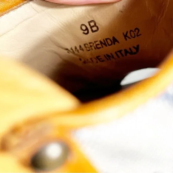 Vintage Coach Brenda Wooden Siganture Clog Blue Denim size 9 - Picture 9 of 9